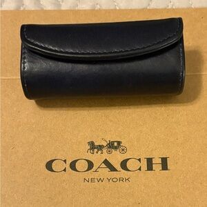 Vintage Coach Glovetanned Leather Lipstick Case With Mirror